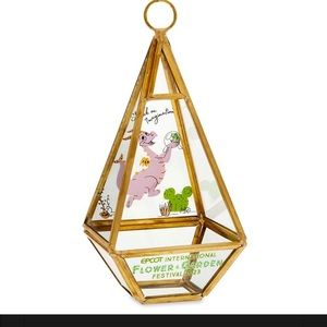 NWT. Disney Epcot terrarium featuring Figment the friendly dragon from Epcot